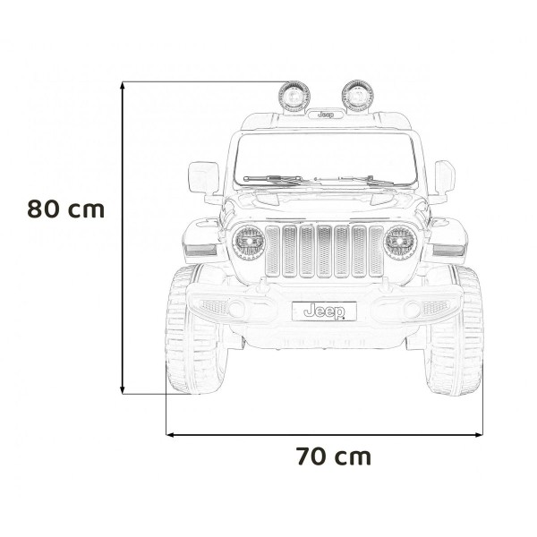 Джип на акумуляторі Jeep Wrangler Rubicon, синій