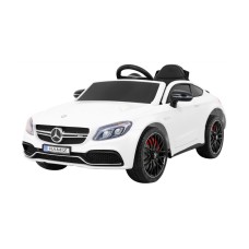 Автомобіль на акумуляторі Mercedes Benz C63 AMG, білий