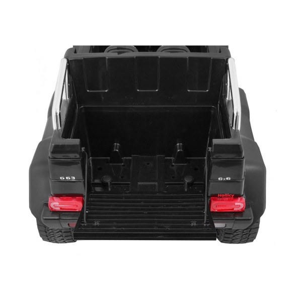 Джип на акумуляторі 6x6 шестиколісний Mercedes G63, чорний
