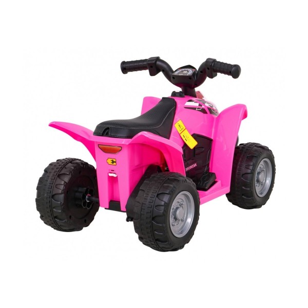Квадроцикл на акумулятор Quad Honda 250X TRX, рожевий
