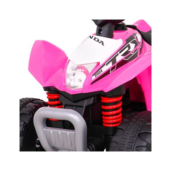 Квадроцикл на акумулятор Quad Honda 250X TRX, рожевий