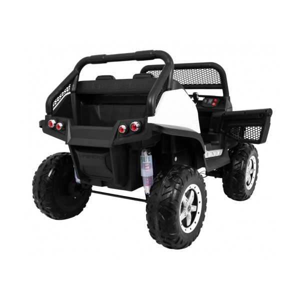 Джип на акумуляторі 4x4 Mercedes Benz Unimog, білий, двигуни 10000 обертів