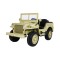 Джип на акумулятор військовий 4x4 3-місний Ramiz Retro Strong, Matcha