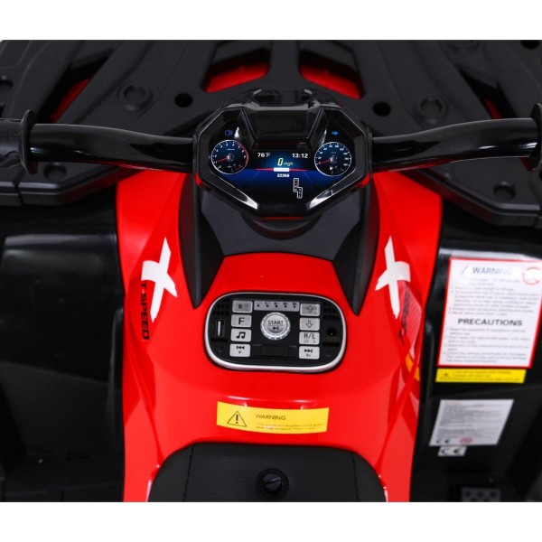 Квадроцикл 4x4 на акумулятор Quad XT-Speed, червоний