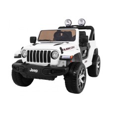 Джип на акумуляторі 4x4 Jeep Wrangler Rubicon, білий