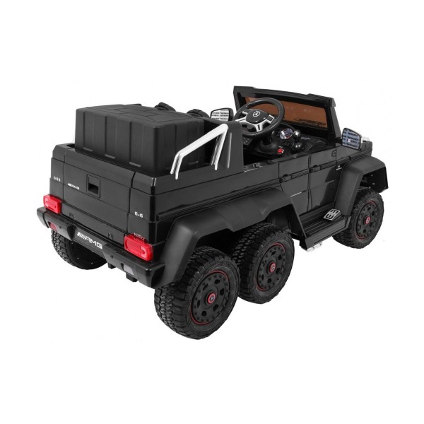 Джип на акумуляторі 6x6 шестиколісний Mercedes G63, чорний