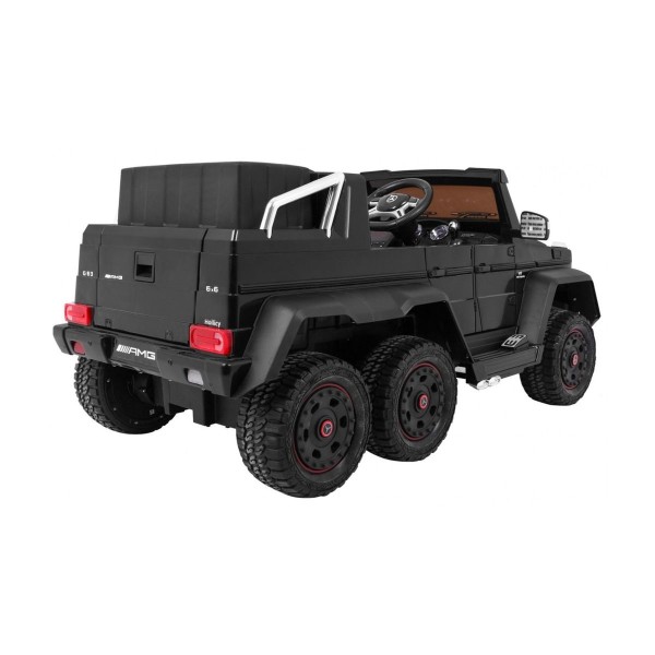 Джип на акумуляторі 6x6 шестиколісний Mercedes G63, чорний