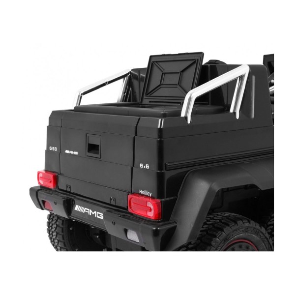 Джип на акумуляторі 6x6 шестиколісний Mercedes G63, чорний