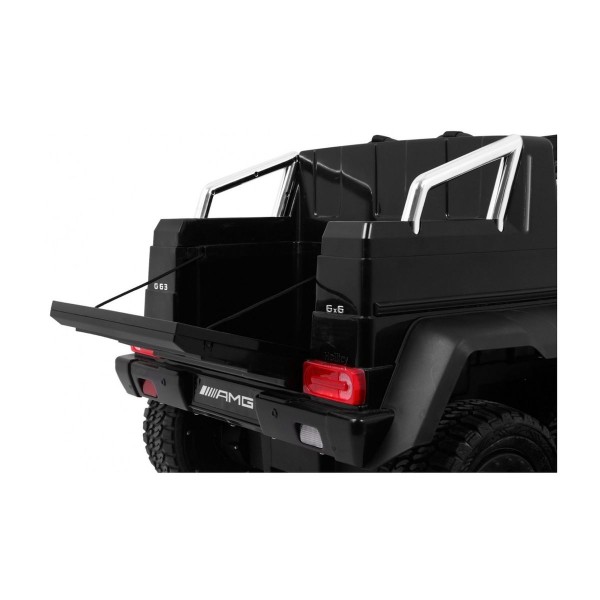 Джип на акумуляторі 6x6 шестиколісний Mercedes G63, чорний