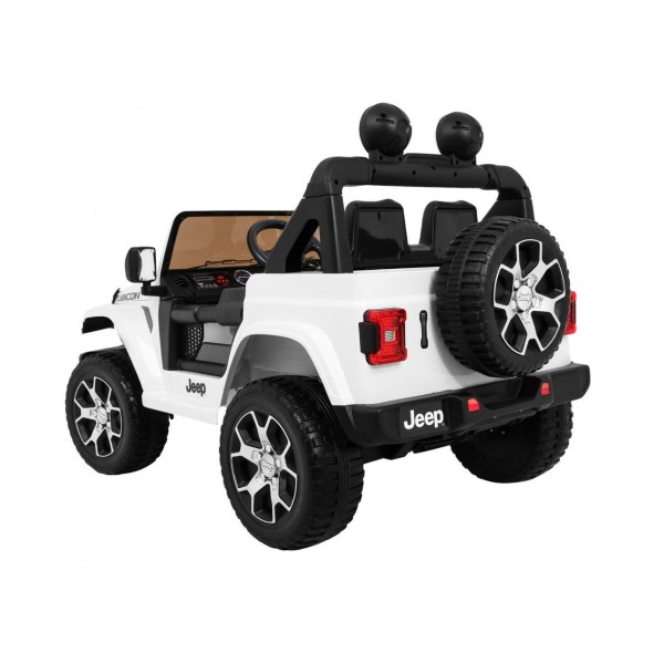 Джип на акумуляторі 4x4 Jeep Wrangler Rubicon, білий
