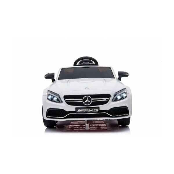 Автомобіль на акумуляторі Mercedes Benz C63 AMG, білий