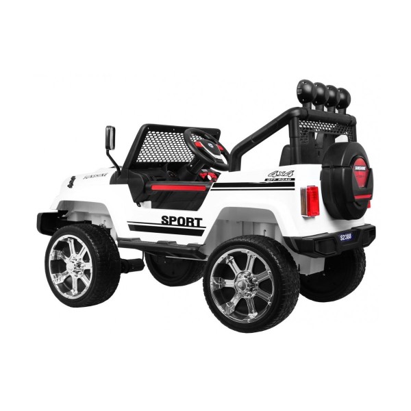 Джип на акумулятор 4x4 Ramiz Raptor Drifter, білий