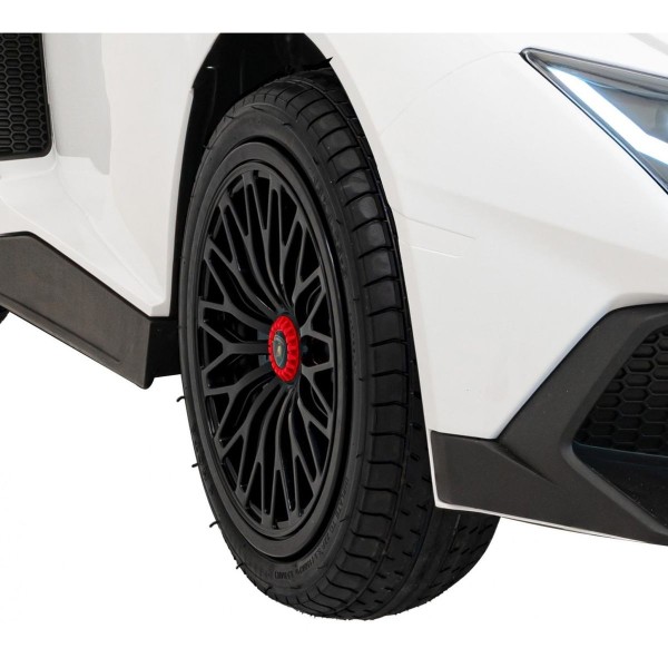 Автомобіль на акумуляторі двомісний Lamborghini Aventador SV Strong, білий