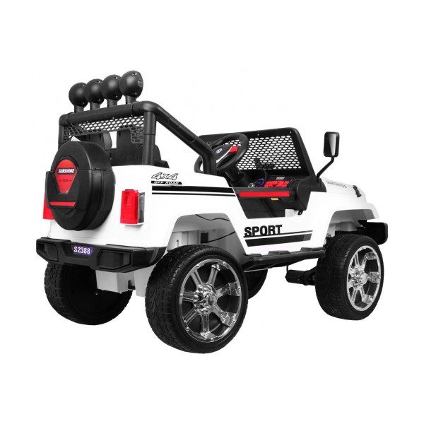 Джип на акумулятор 4x4 Ramiz Raptor Drifter, білий