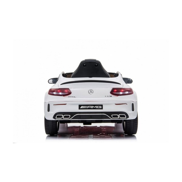 Автомобіль на акумуляторі Mercedes Benz C63 AMG, білий
