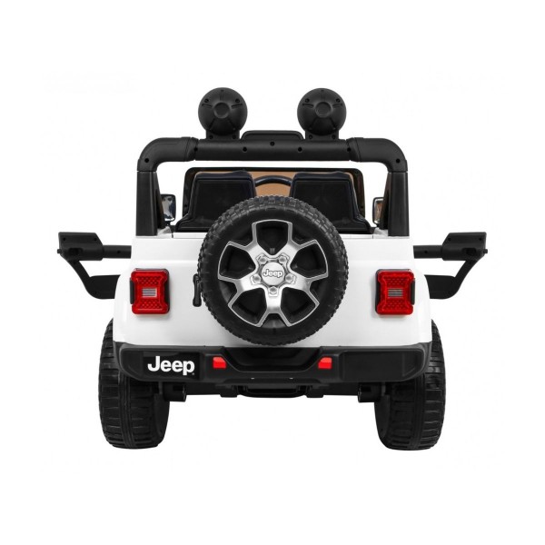 Джип на акумуляторі 4x4 Jeep Wrangler Rubicon, білий
