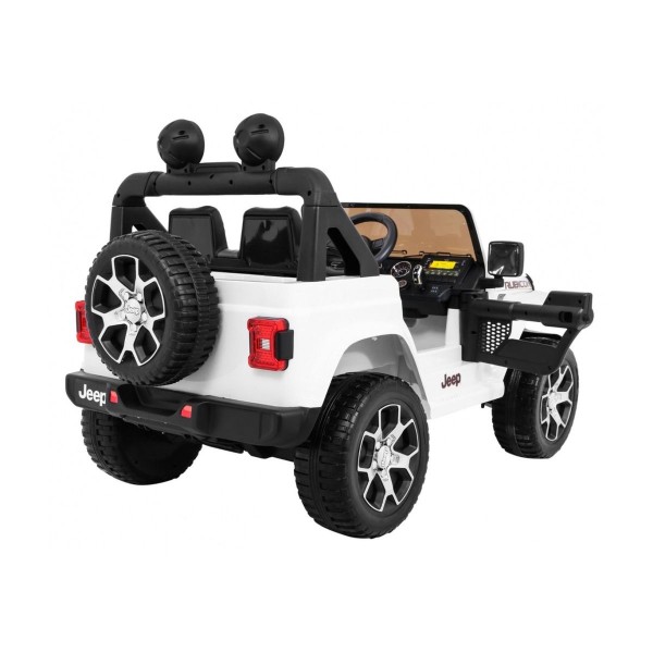 Джип на акумуляторі 4x4 Jeep Wrangler Rubicon, білий