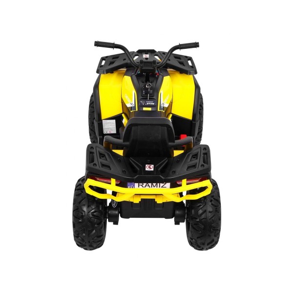 Квадроцикл на акумулятор 4x4 Ramiz Quad ATV Desert, жовтий