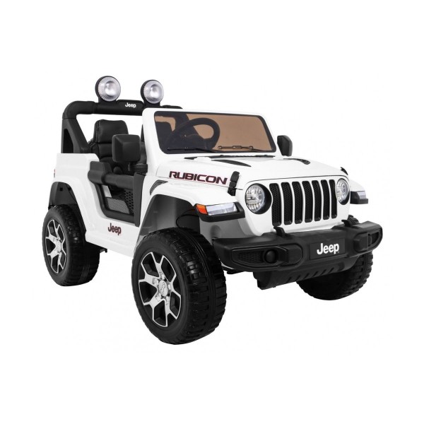 Джип на акумуляторі 4x4 Jeep Wrangler Rubicon, білий