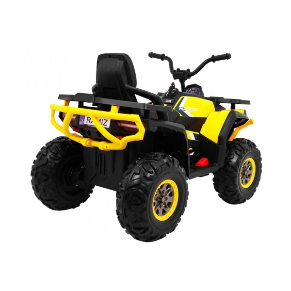 Квадроцикл на акумулятор 4x4 Ramiz Quad ATV Desert, жовтий