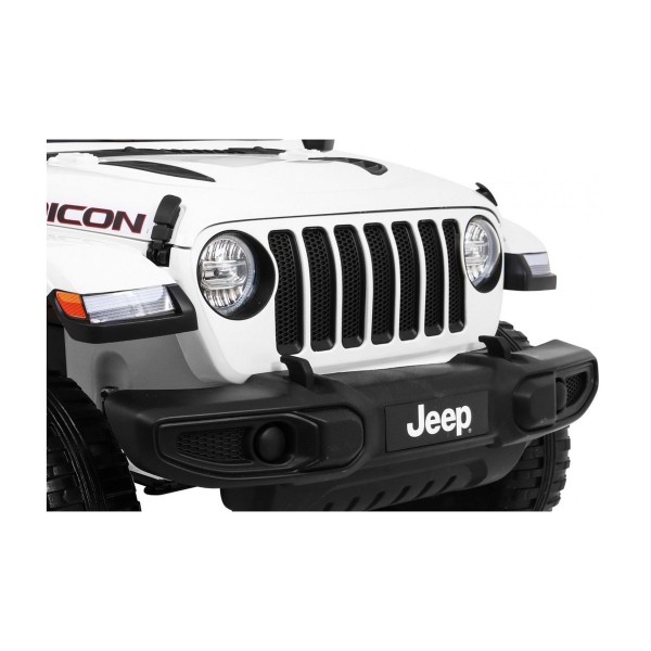Джип на акумуляторі 4x4 Jeep Wrangler Rubicon, білий