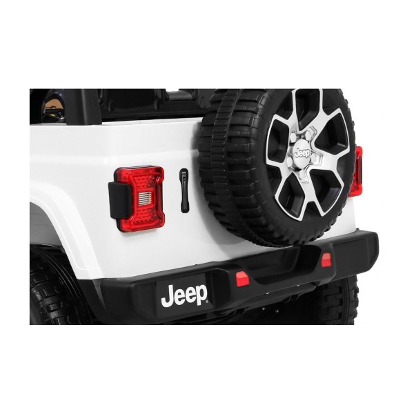 Джип на акумуляторі 4x4 Jeep Wrangler Rubicon, білий