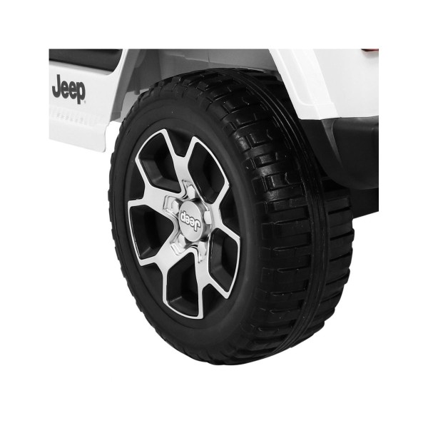 Джип на акумуляторі 4x4 Jeep Wrangler Rubicon, білий