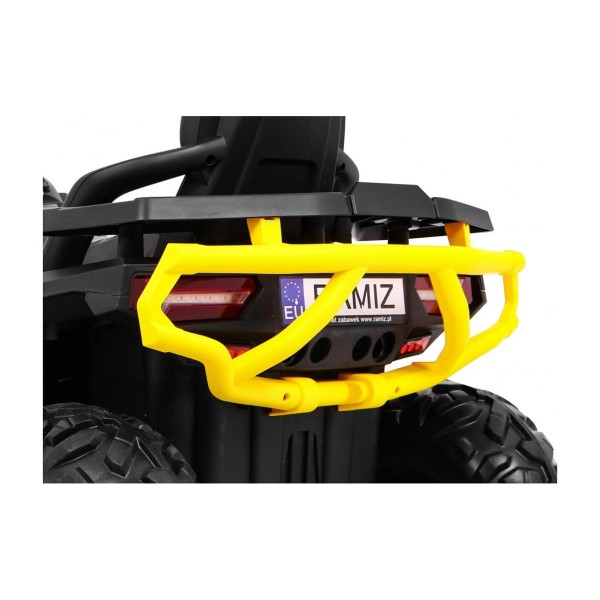 Квадроцикл на акумулятор 4x4 Ramiz Quad ATV Desert, жовтий