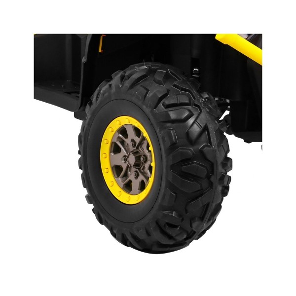 Квадроцикл на акумулятор 4x4 Ramiz Quad ATV Desert, жовтий