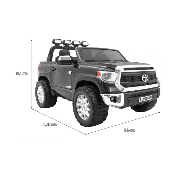 Джип на акумуляторі двомісний 4х2 Toyota Tundra XXL, чорний