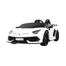 Автомобіль на акумуляторі для дріфту двомісний Lamborghini SVJ DRIFT, білий