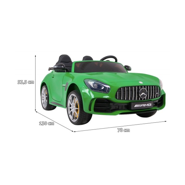 Автомобіль на акумуляторі 4x4 Mercedes-Benz GT R, лакований, синій