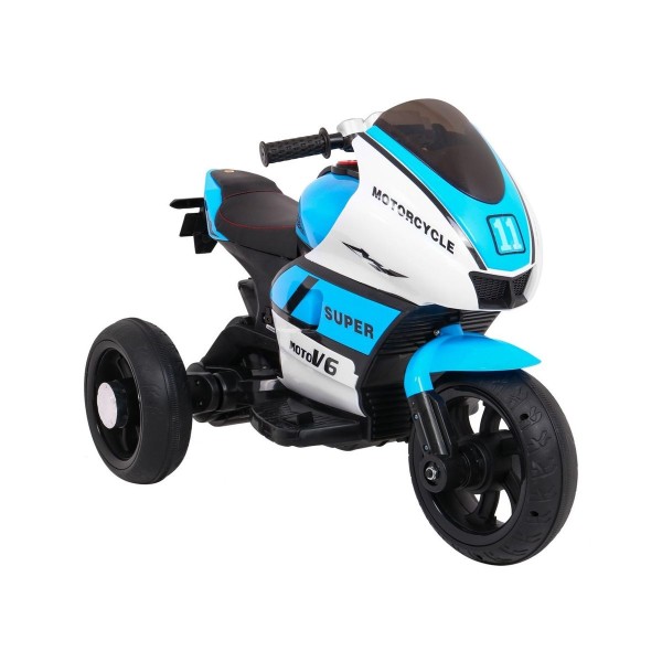 Мотоцикл триколісний на акумуляторі Ramiz SUPER Motorcycle, блакитний