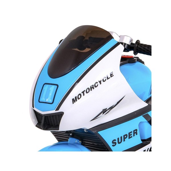 Мотоцикл триколісний на акумуляторі Ramiz SUPER Motorcycle, блакитний