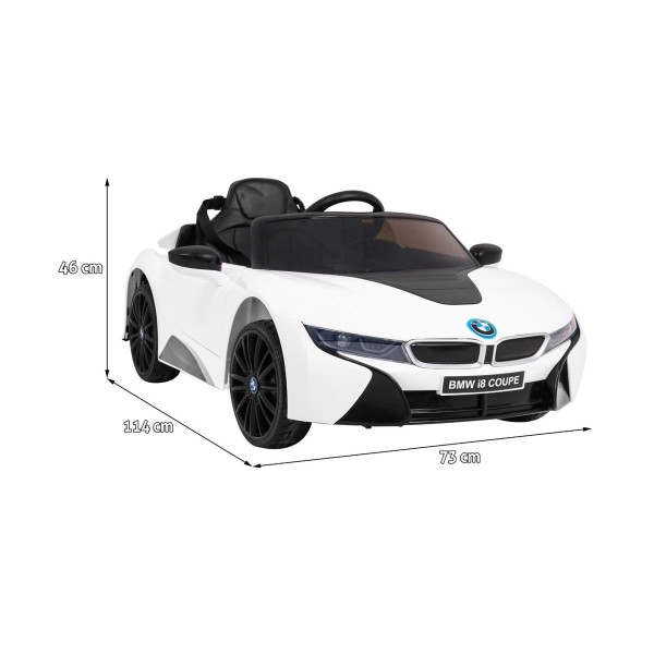Автомобіль на акумуляторі BMW I8 Lift, білий