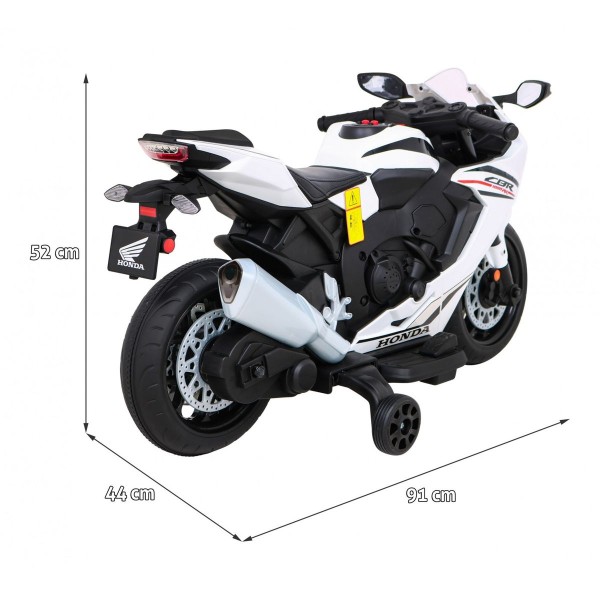 Мотоцикл на акумуляторі Honda CBR 1000RR, білий 