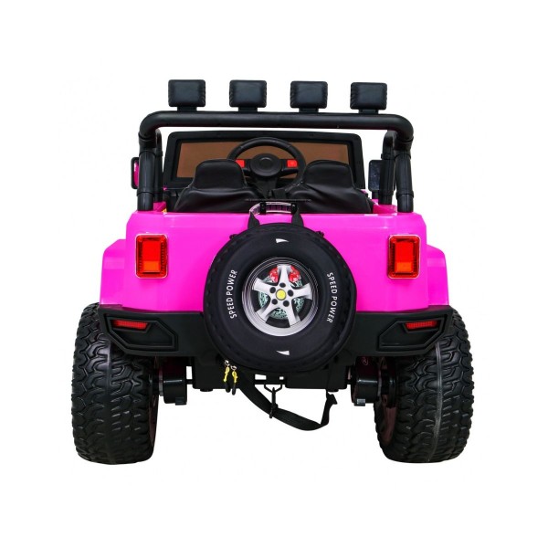 Джип на акумулятор 4x4 Ramiz Monster, рожевий