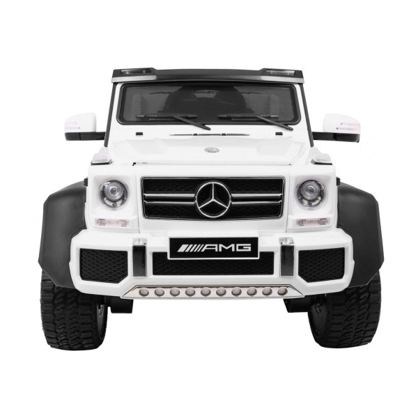 Джип на акумуляторі 6x6 шестиколісний Mercedes G63, білий