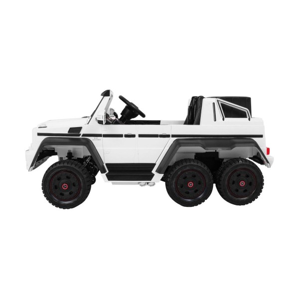 Джип на акумуляторі 6x6 шестиколісний Mercedes G63, білий