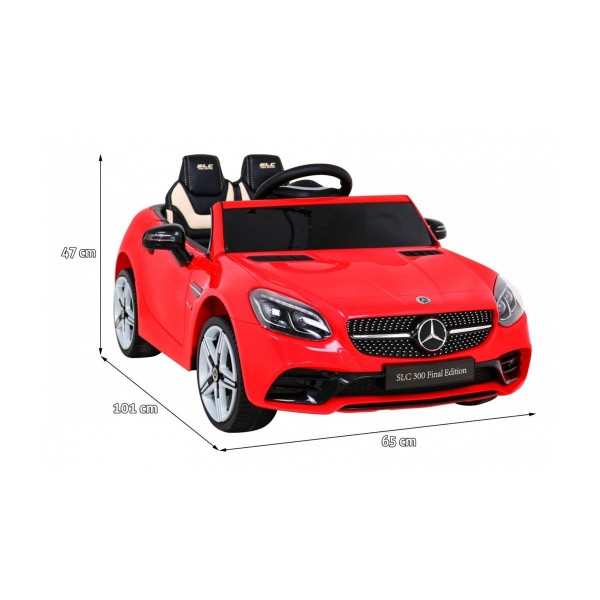 Автомобіль на акумуляторі Mercedes Benz SLC300, червоний