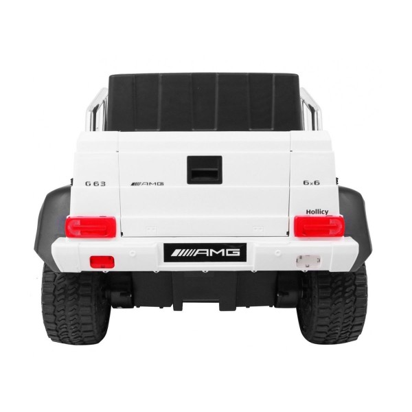 Джип на акумуляторі 6x6 шестиколісний Mercedes G63, білий