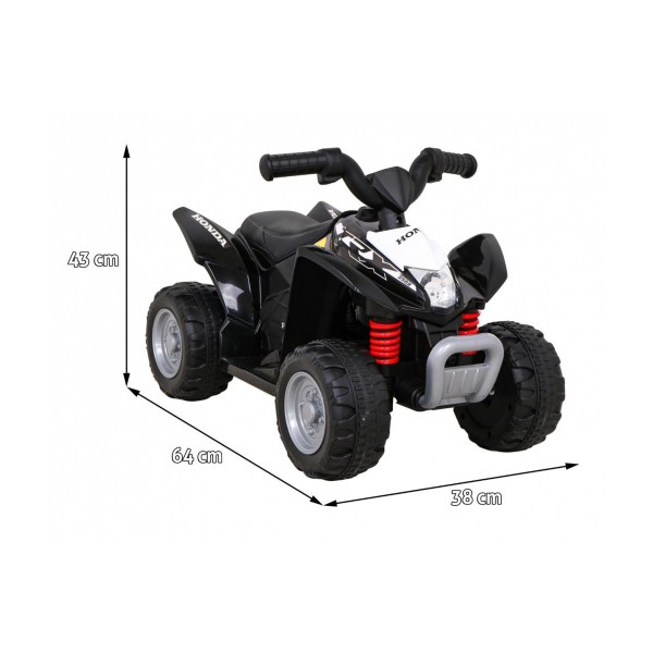 Квадроцикл на акумуляторі Quad Honda 250X TRX, чорний