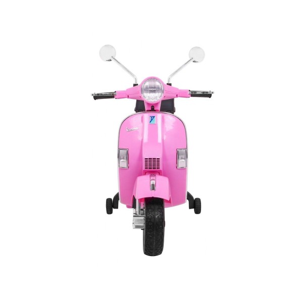 Дитячий скутер на акумуляторі Skuter Vespa, рожевий