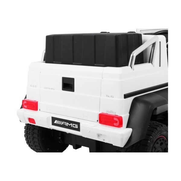 Джип на акумуляторі 6x6 шестиколісний Mercedes G63, білий