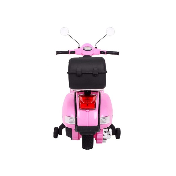 Дитячий скутер на акумуляторі Skuter Vespa, рожевий