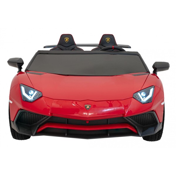 Автомобіль на акумуляторі двомісний Lamborghini Aventador SV Strong, червоний