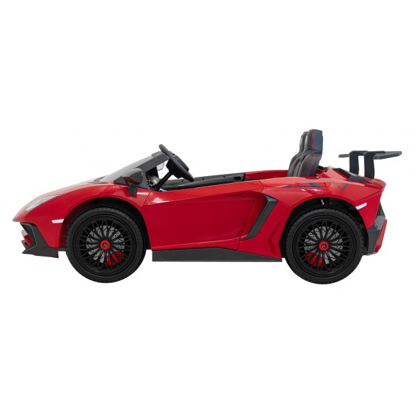 Автомобіль на акумуляторі двомісний Lamborghini Aventador SV Strong, червоний