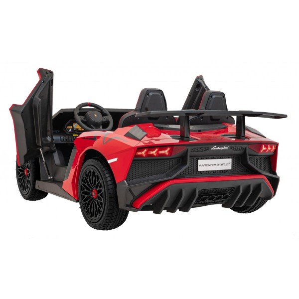 Автомобіль на акумуляторі двомісний Lamborghini Aventador SV Strong, червоний