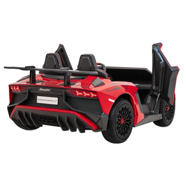 Автомобіль на акумуляторі двомісний Lamborghini Aventador SV Strong, червоний
