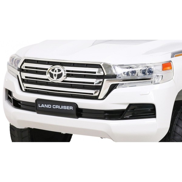 Джип на акумуляторі Toyota Land Cruiser, білий